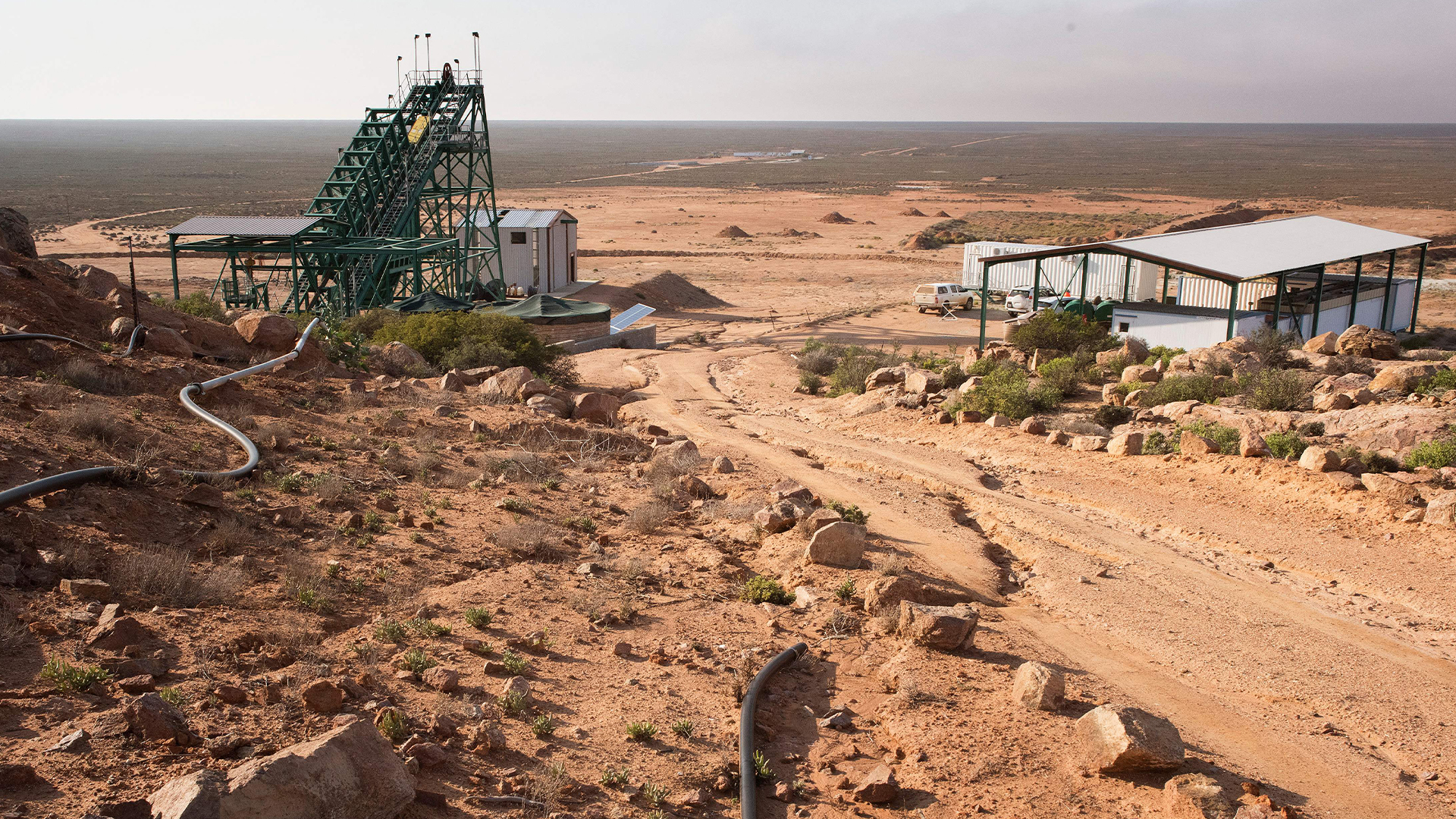 Mina de tierras raras.