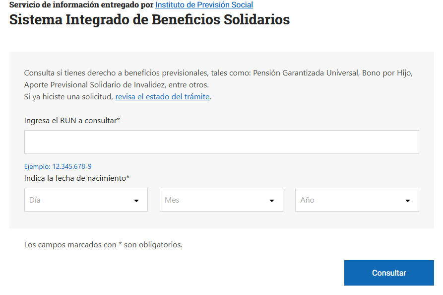Sistema Integrado de Beneficios Solidarios