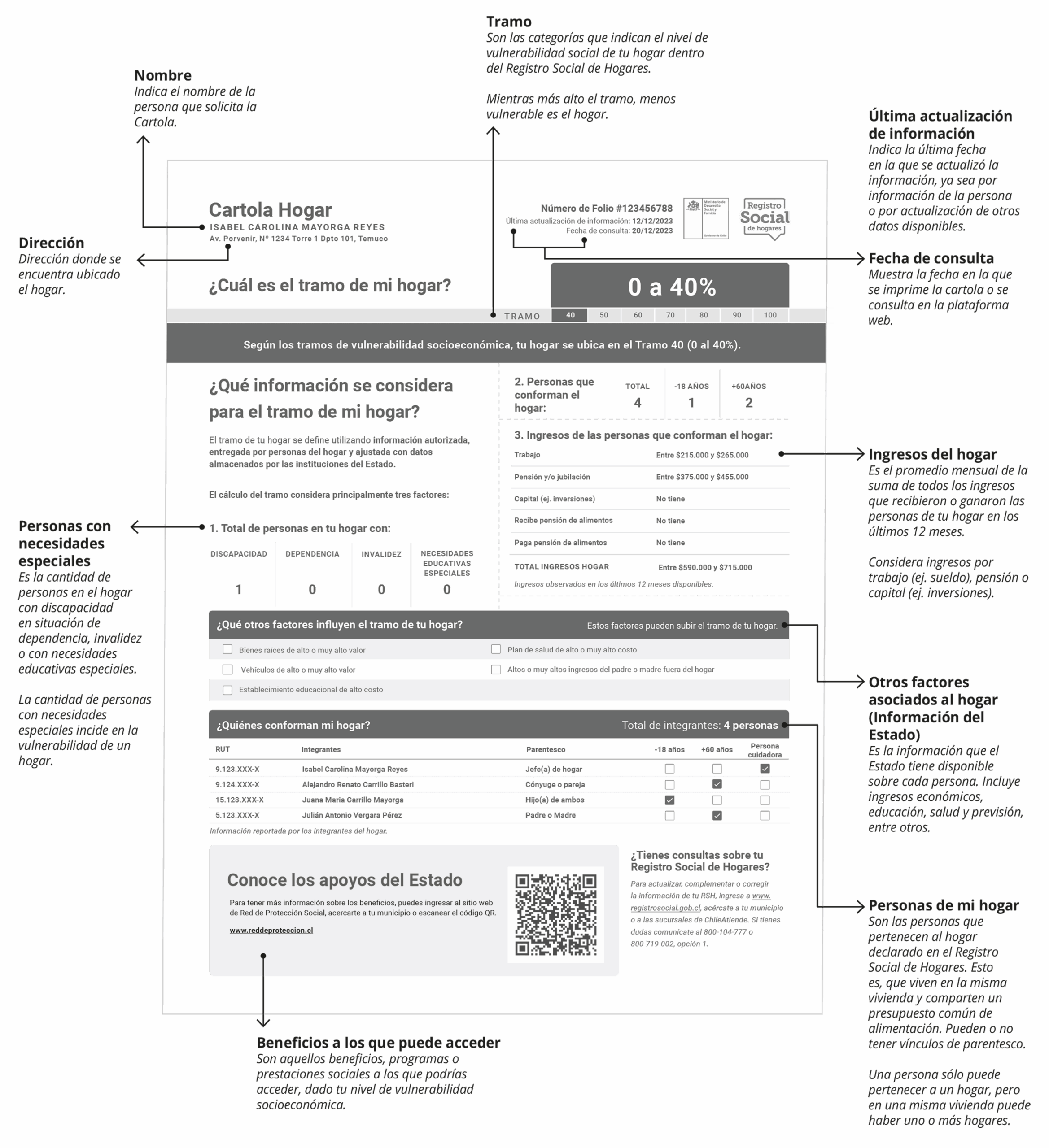 Nueva Cartola Registro Social de Hogares